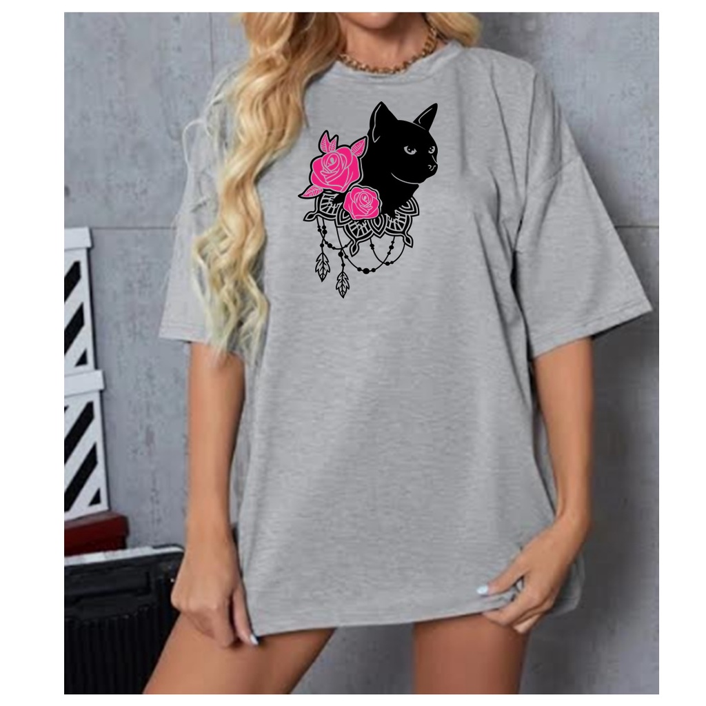 Blusas Femininas Gatos Macaron Fofos Cute Kawaii Tumblr Mt