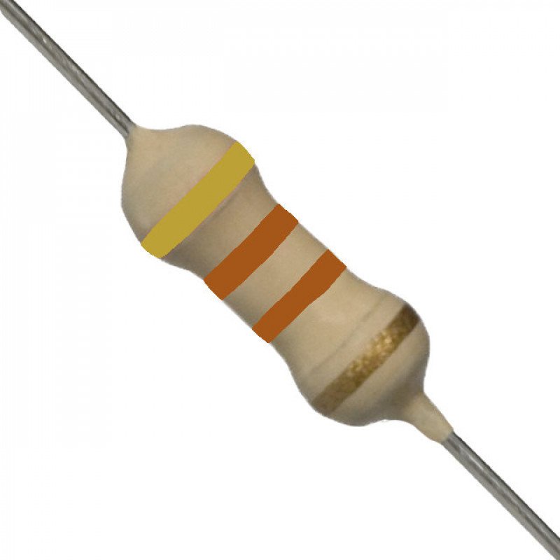 Kit c/ 200 Unidades Resistor 43K 5% (1/2W) | Shopee Brasil