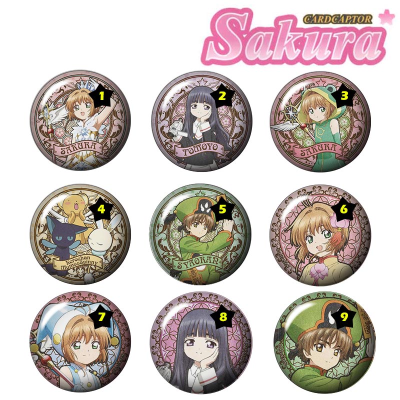 Cardcaptor Sakura: Clear Card Character Pinback Button