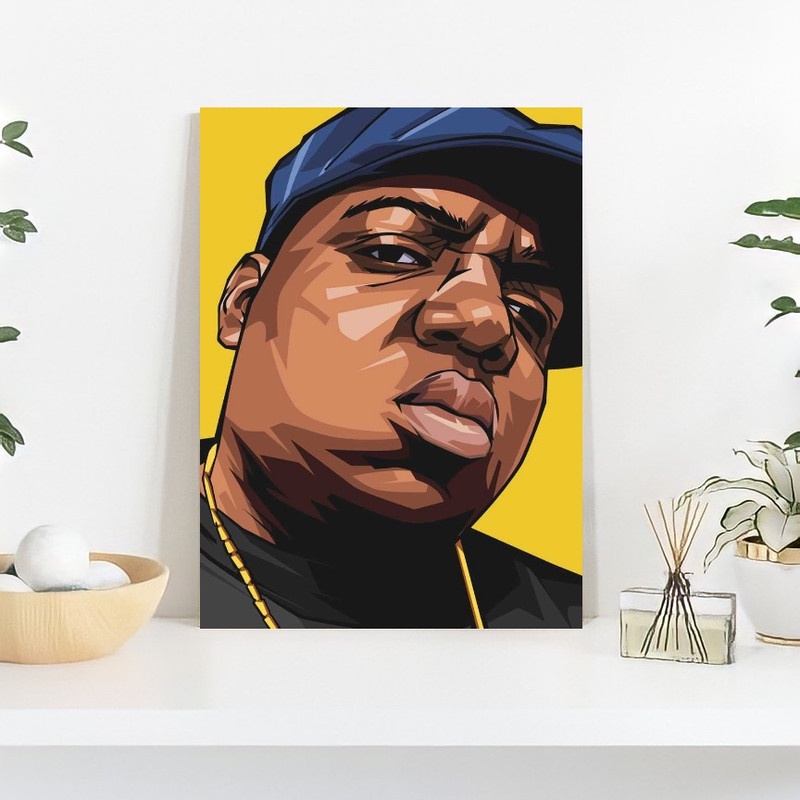 Placa decorativa Notorious big / rapper / poster | Shopee Brasil