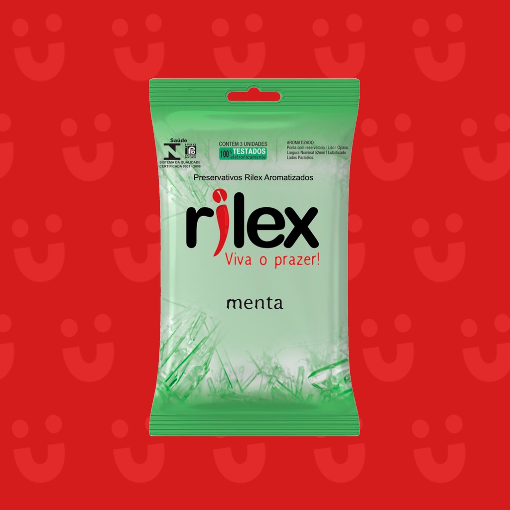 Preservativo Camisinha Aromatizado Sabor Menta Rilex - Sex Shop Produtos