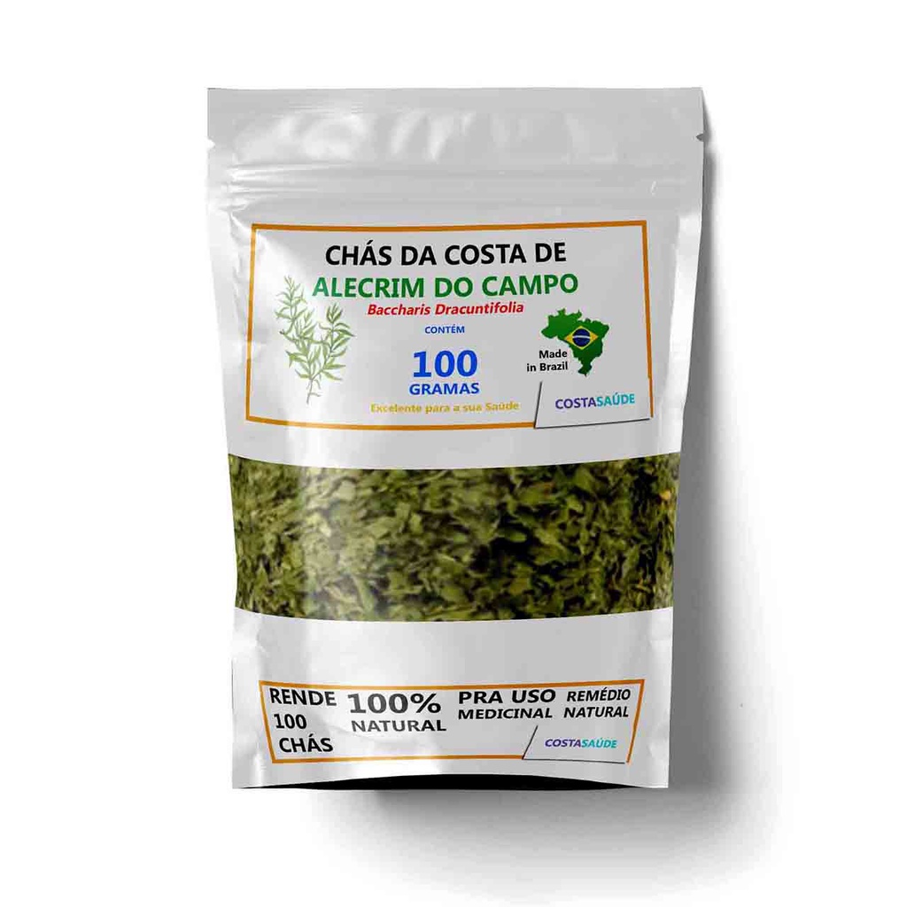 Chás Da Costa De Alecrim Do Campo Baccharis Dracuntifolia 75 Gramas ...
