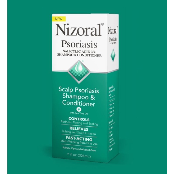 Nizoral Psoriasis Shampoo & Condicionador 11 fl oz/ 325 mL Shopee Brasil
