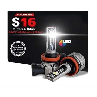 Lâmpada Shocklight Ultra Led Nano H1 S16 6000k 8400 lumens