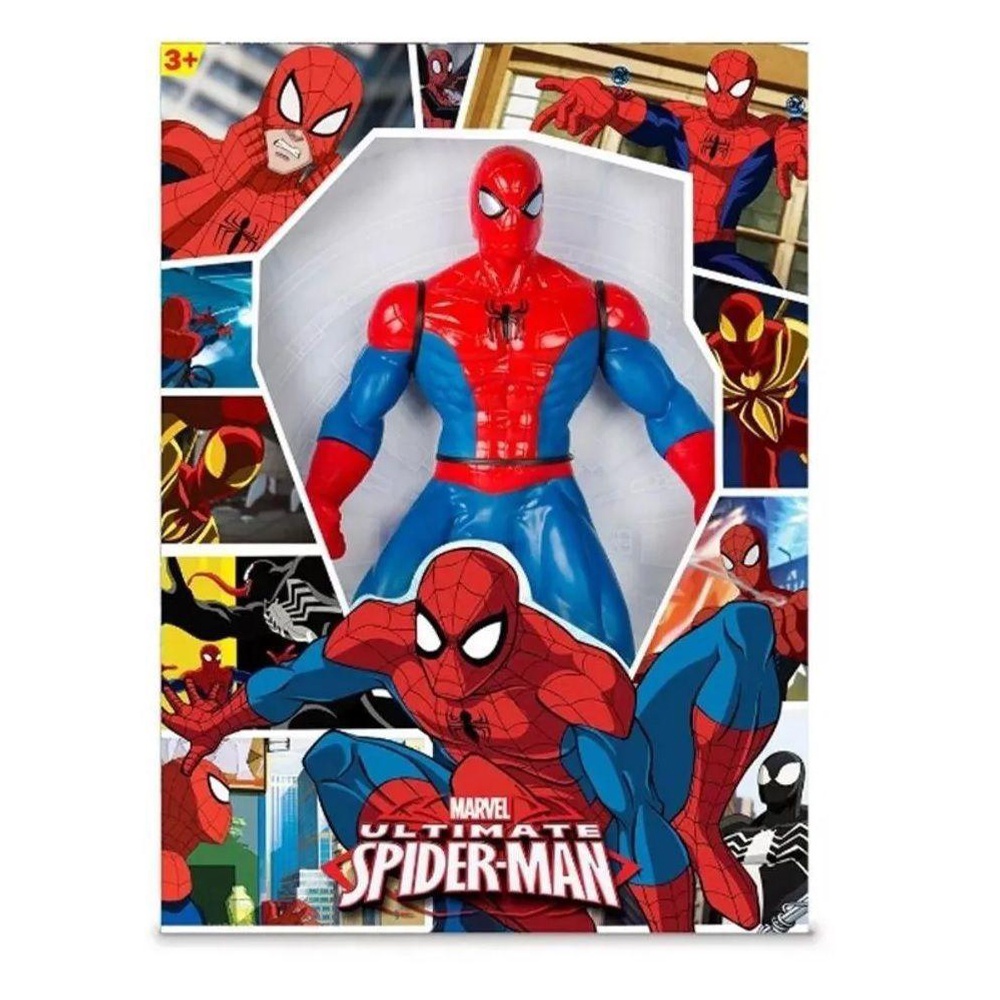 Boneco Homem-Aranha Grande 45Cm Marvel Avengers Articulado | Shopee Brasil