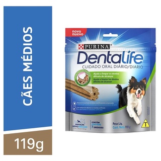 Petisco DentaLife Cães Adultos Médios 7 unidades COMBO COM 5 PACOTES