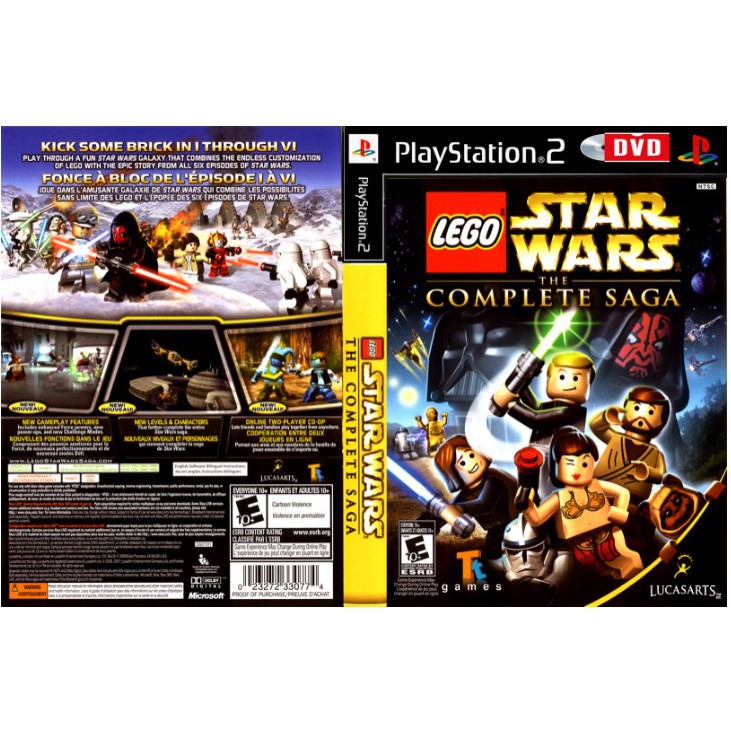 Lego Star Wars Complete Saga Playstation 2 Shopee Brasil