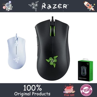 Razer Mouse Óptico Ergonômico De DeathAdder 6400DPI Com Fio USB