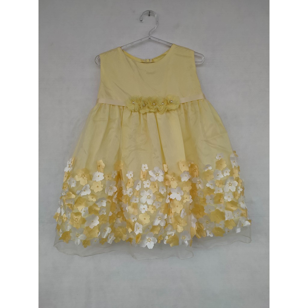 Vestido 1 best sale ano amarelo