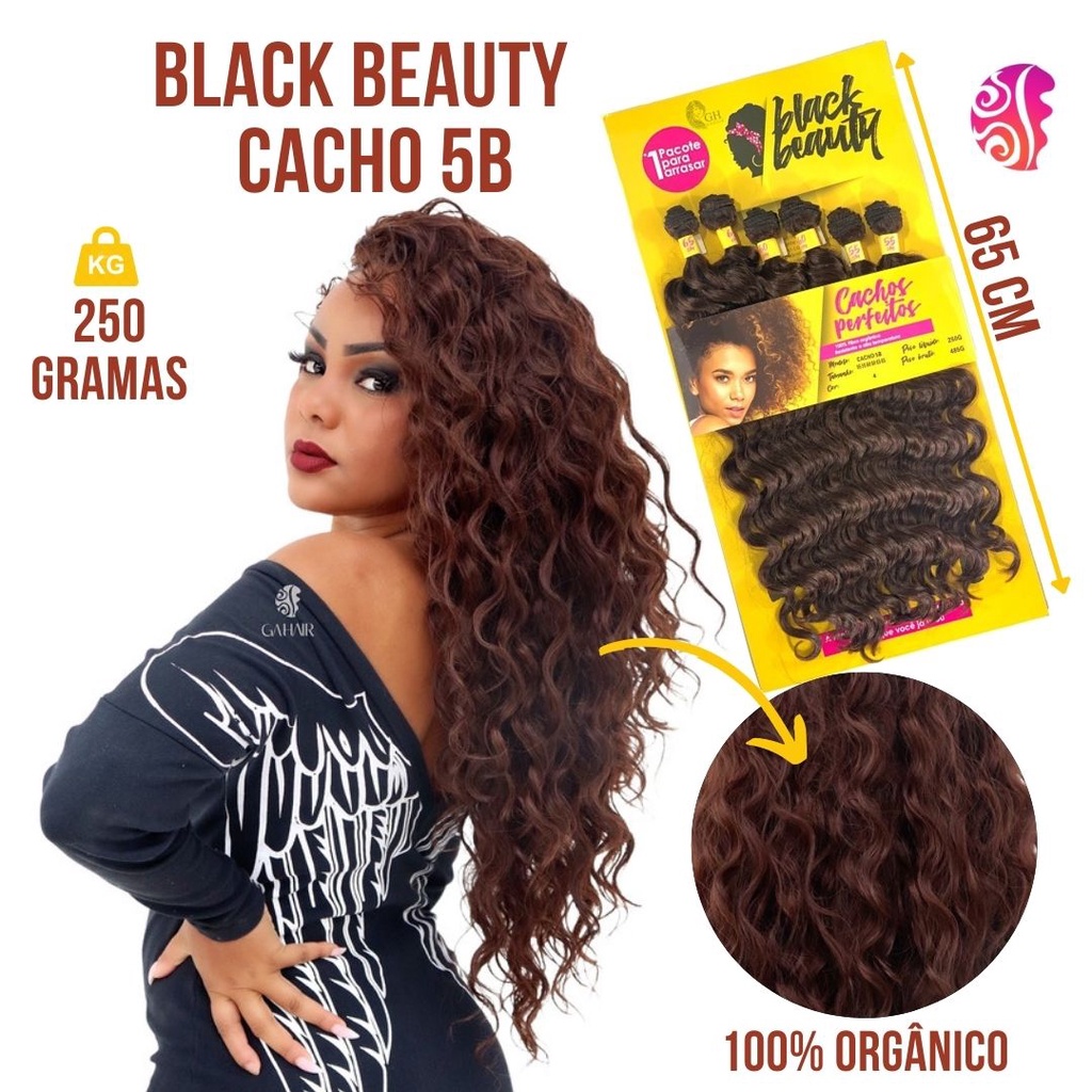 Aplique Em Tela de Cabelo Cacheado Ondulado - Fibra Orgânica Premium ...