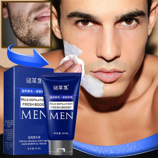(Eleanorc) Creme Depilatório Para Remoção De Pelos Homens E Barba