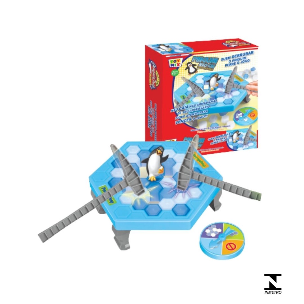 Jogo Divertido Barca dos Pinguins Com Roleta dos Micos - Unik Toys - Babu  Brinquedos
