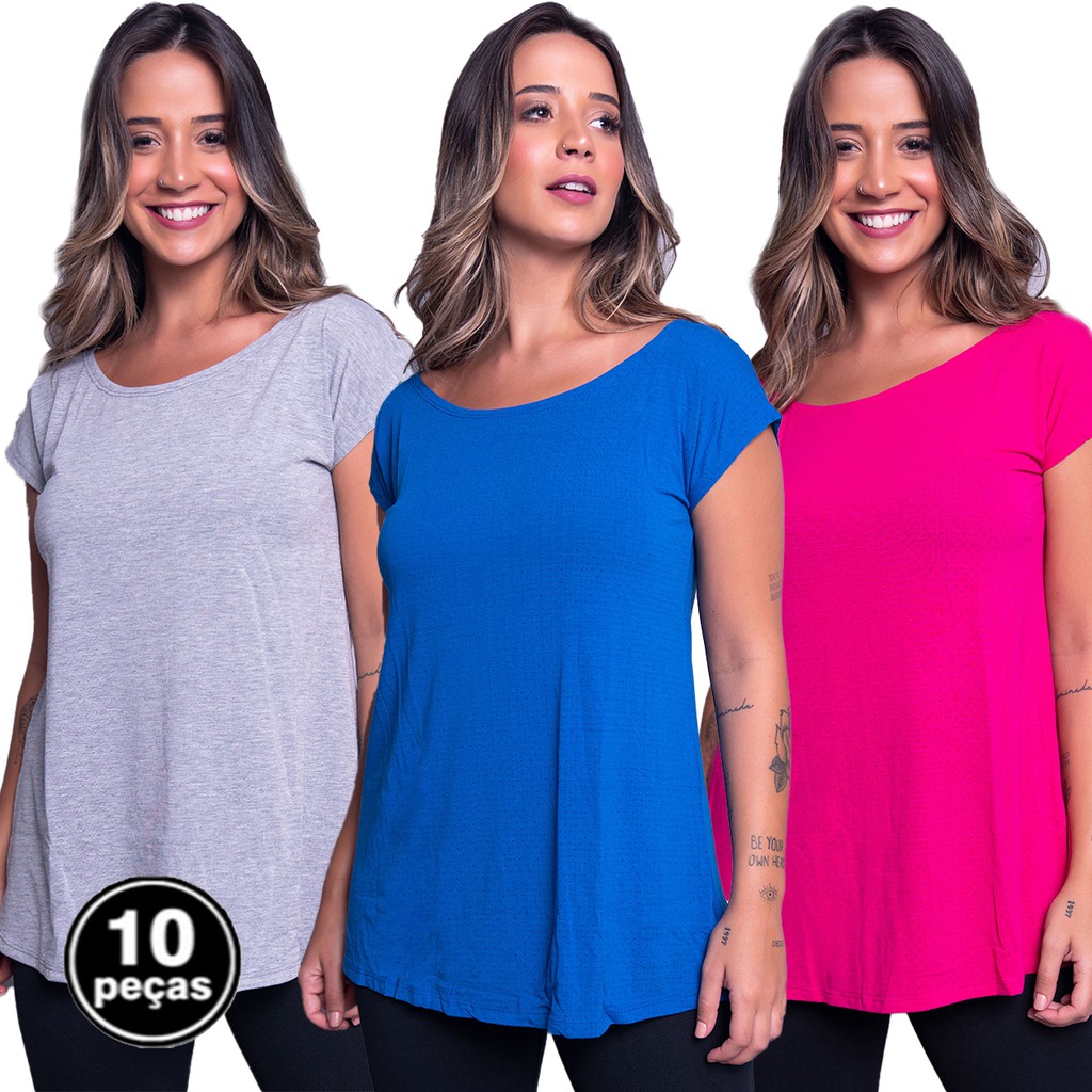 Blusas academia hot sale feminina atacado