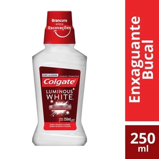 Enxaguante Bucal Colgate Luminous White 250mL em Oferta na Shopee