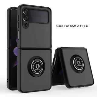 Capa Case Samsung Galaxy Z-Flip 3 (Tela 6.7) Anti Choque com Stand e Anel