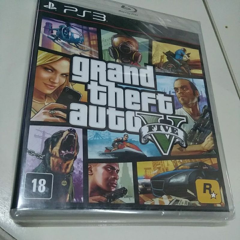 Jogo GTA 5 PS3 mídia física original Grand Theft auto V - Videogames -  Pechincha, Rio de Janeiro 1252501533