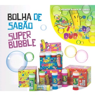 BOLHA DE SABAO C/ JOGO SUPER BUBBLE 50ML REF 1001