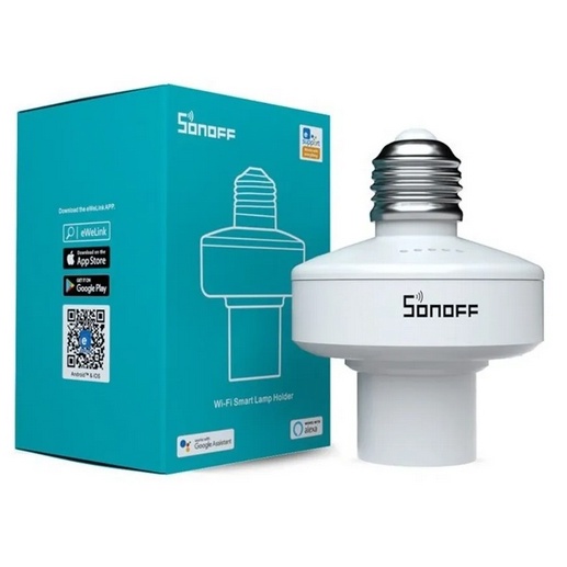 Sonoff Slampher Wifi Interruptor Bocal E27 Lâmpada Sem Fio Automação