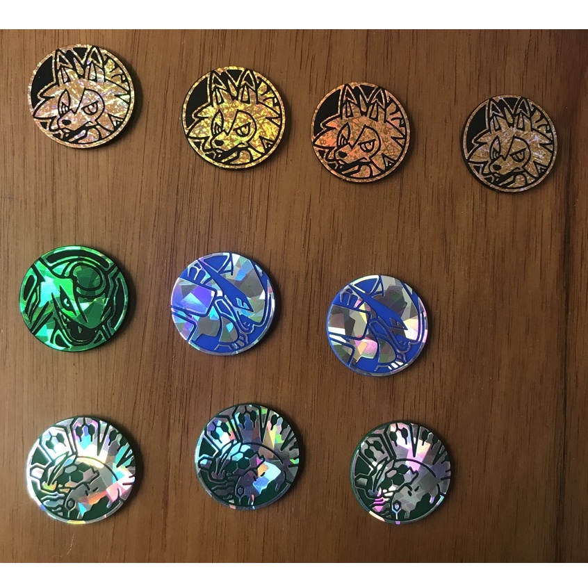 Moeda Pokémon TCG Original Vários Modelos - Moedas Copag Pronta Entrega