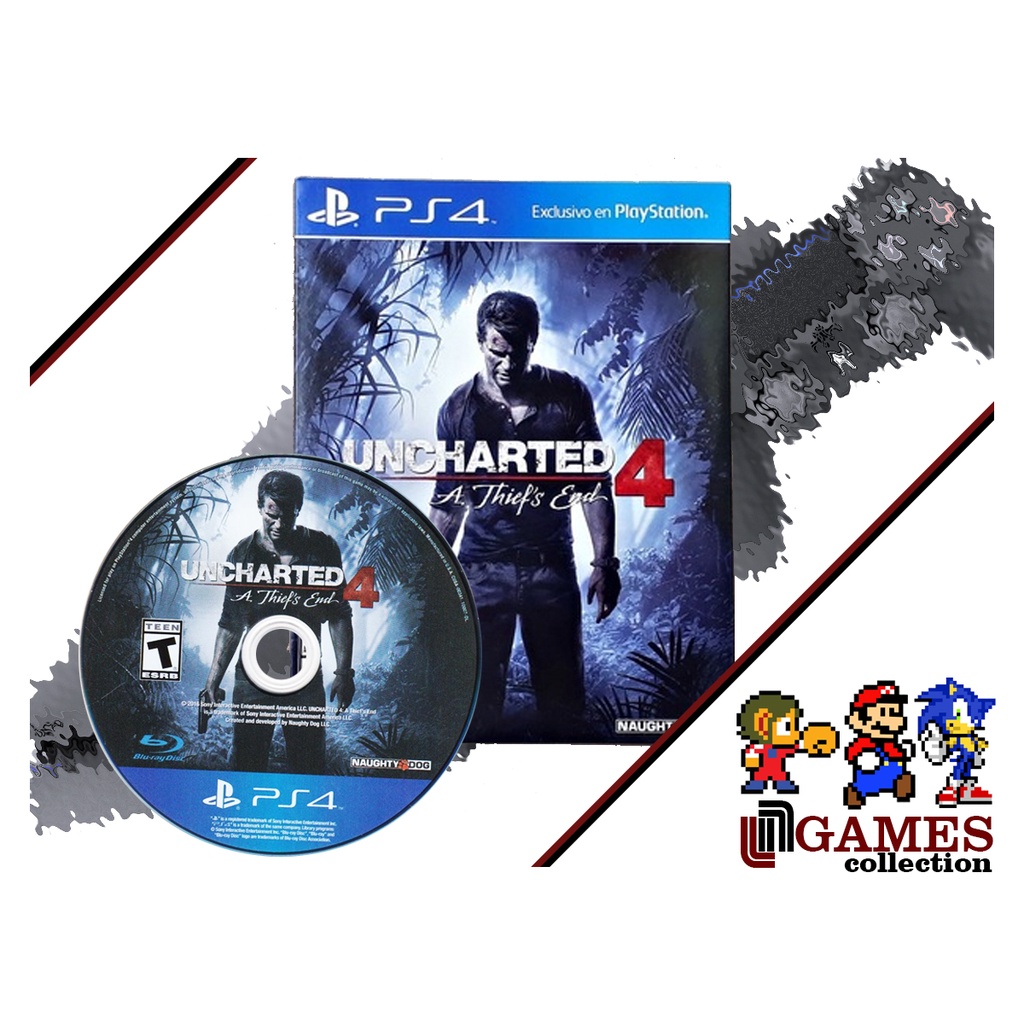 Uncharted 4: A Thief's End for PlayStation 4 - Clean Disc