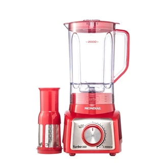 Liquidificador Mondial L-1000 RI Turbo 3L 12 Velocidades Vermelho Inox 1000W - 110v