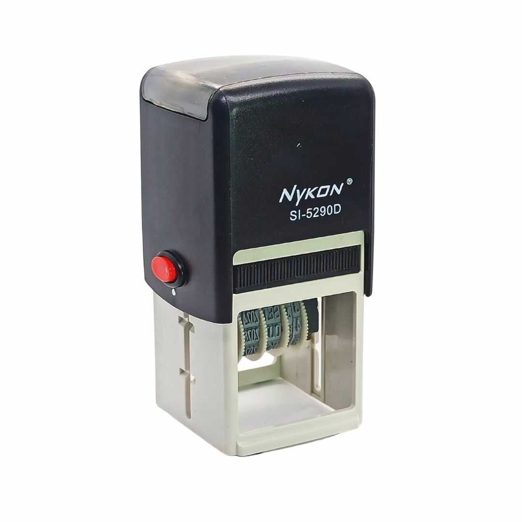 Carimbo Automático Datador Quadrado Nykon 36x36mm | Shopee Brasil