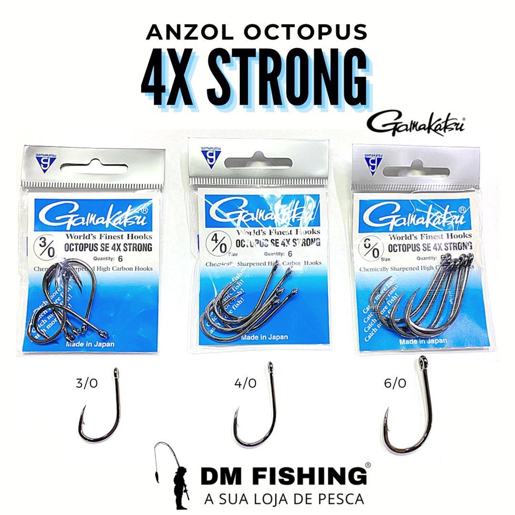 Anzol Gamakatsu OCTOPUS 4X Strong