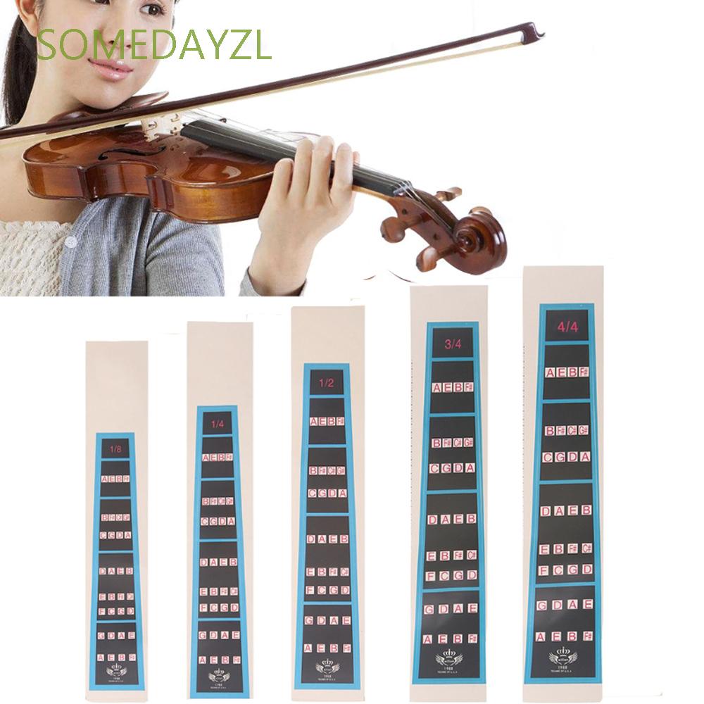 Somedaydayzl 1/8 Adesivo Para Violino De Escala 3/4 Fiddle Finger Label ...