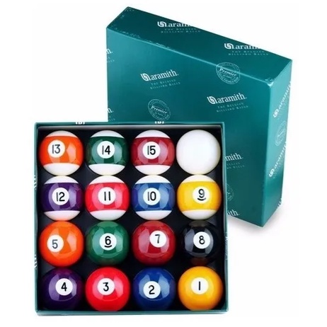 Bolas Numeradas Importadas Para Snooker Aramith Belgas 52mm