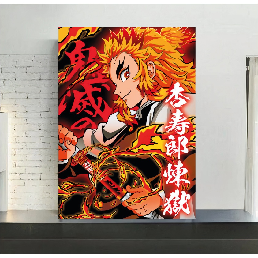 Poster Kimetsu no Yaba Tanjiro Kamada Demon Slayer Nezuko Zenitsu Inosuke  Giyu Kocho Hotaru Haganezuka A3 Para quadros sem Moldura Posteres Cartaz