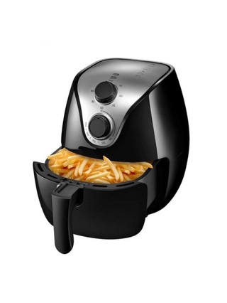 Fritadeira sem óleo Air Fryer 4L preta MULTILASER CE021