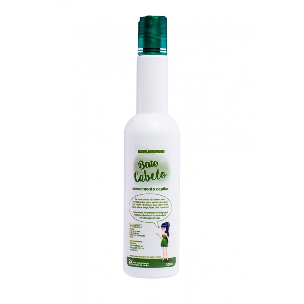 SHAMPOO CRESCIMENTO CAPILAR E CONTROLE DE QUEDA BATE CABELO - Mana