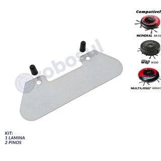 Pinos e Lamina da caixa de Poeira para Robô Aspirador W100 HO041 RB01