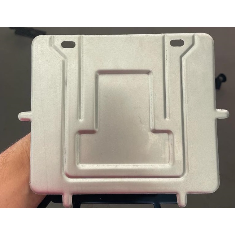 Suporte Protetor De Placa Aço Padrão Novo - Mercosul