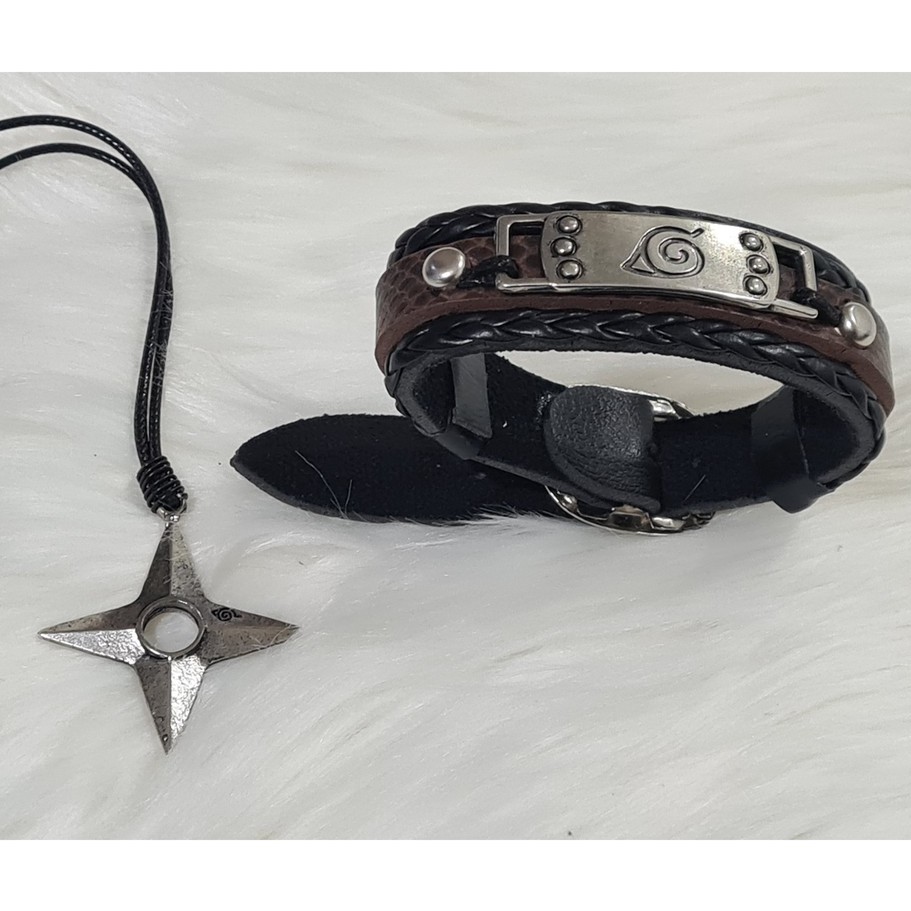 Pulseira Aldeia da folha - Naruto Shippuden - Raven Importados