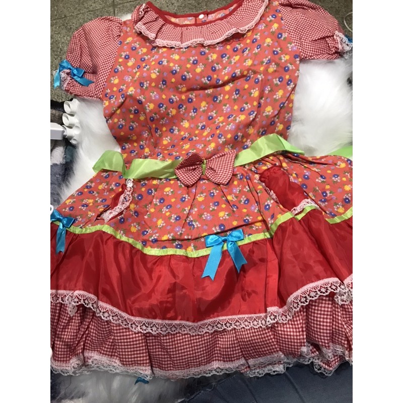 Vestido best sale chita infantil