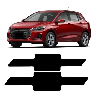 Par Aplique Emblema Gravata Black Piano Gm Onix 2020 21