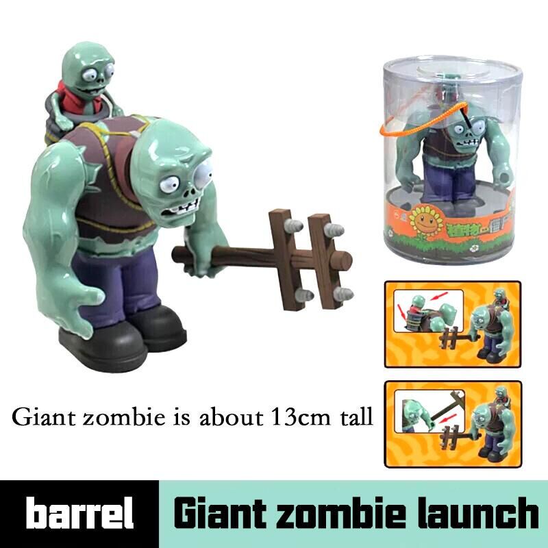 Zombie Plants Vs Zombies 7 hard plastic Mexican action toy figure PVZ w  lights