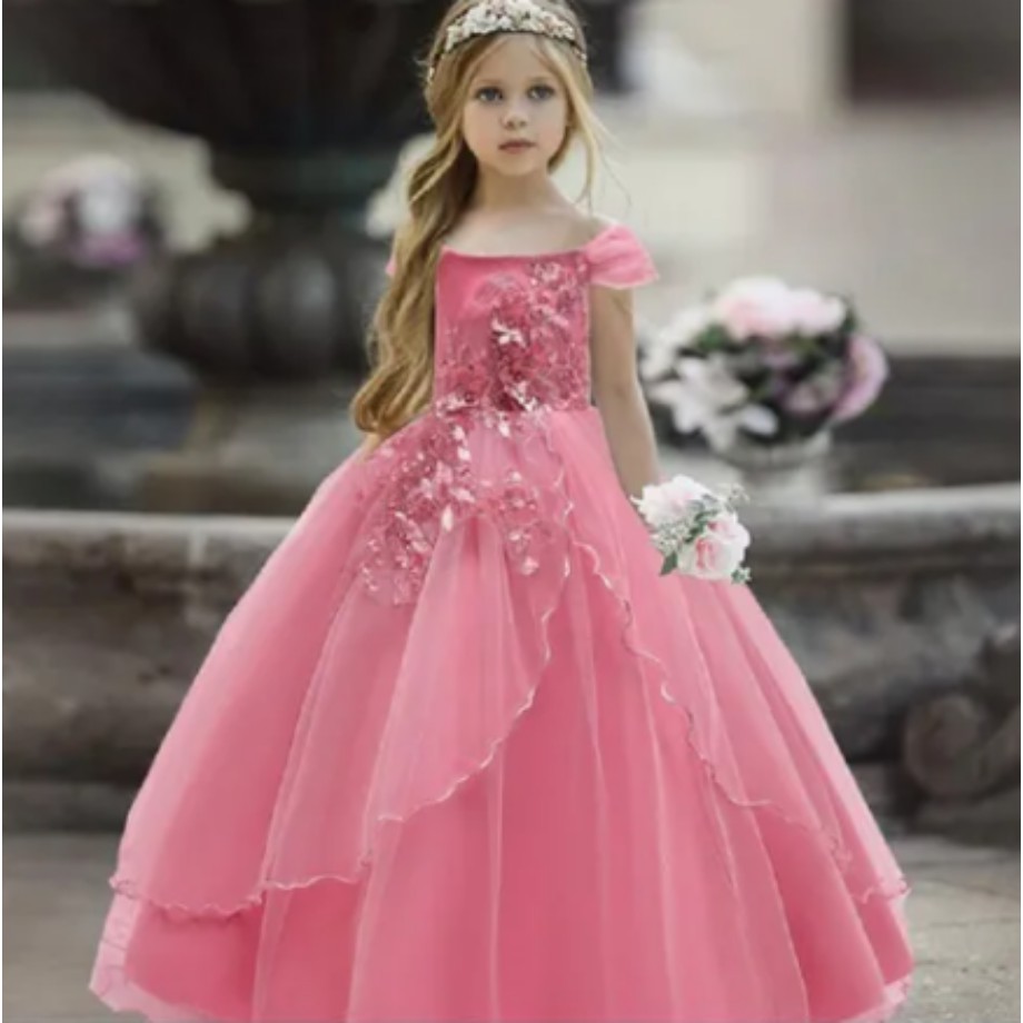 Vestido infantil para hot sale dama de honra