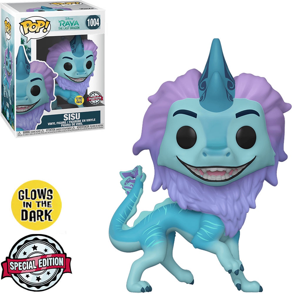 Boneco Funko Pop RAYA- The Last Dragon - Sisu GLOWS 1004 | Shopee Brasil