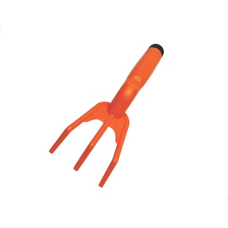 Rastelo Plastico Jardim Terra Ferramenta Mini Rastelo Laranj