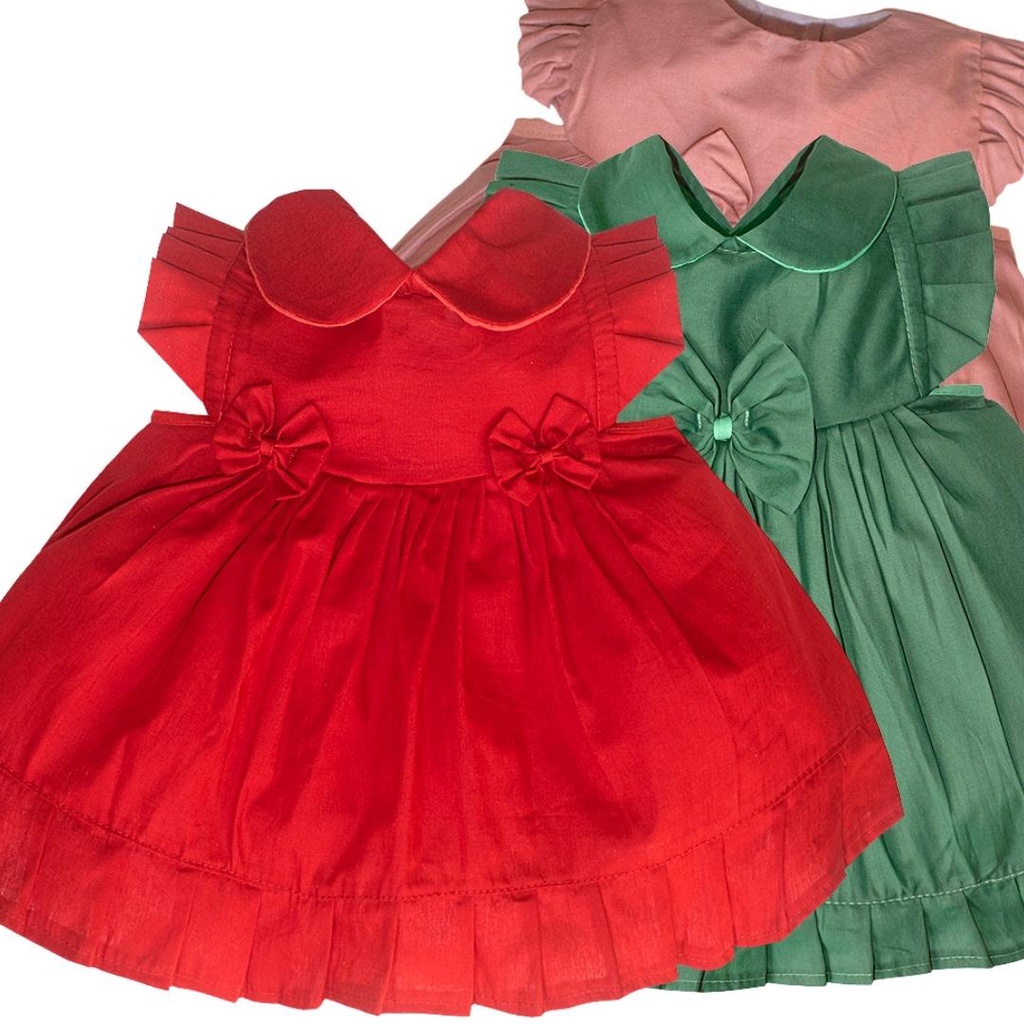 vestido de bebe menina também roupa bebe reborn algodão vestido infantil rodado