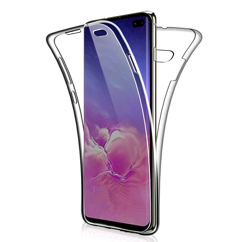Samsung Galaxy S10 S20 Plus Ultra Note 10 Plus Phone Case 360 Degree Full Cover Soft Clear Case Shockproof Silicone