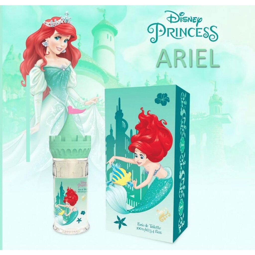 Perfume Feminino Little Mermaid Disney Princess Ariel Eau De Toilette Spray  50ML,colônia infantil,perfume importado