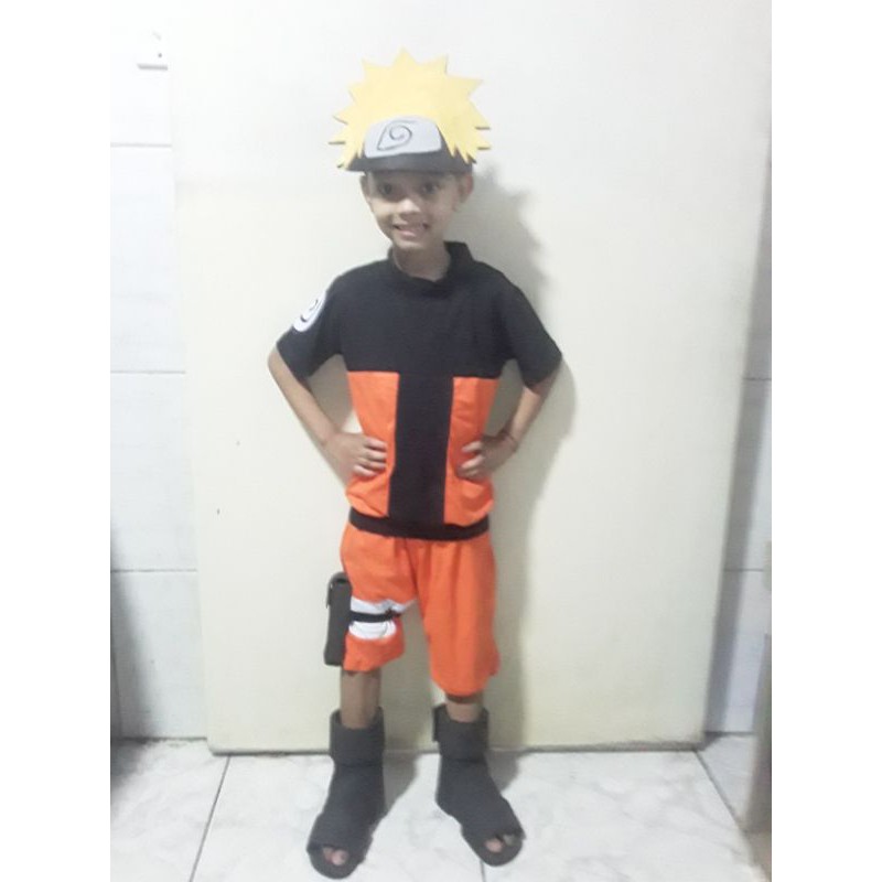 Fantasia Naruto, Sasuke Completa + Imitação De Cabelo De Eva