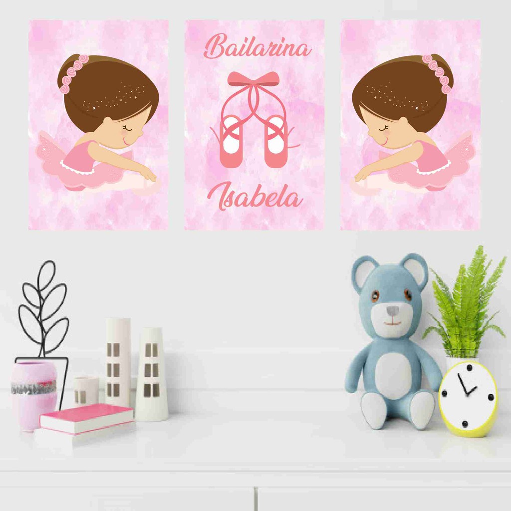 Papel de Parede Infantil Bailarina