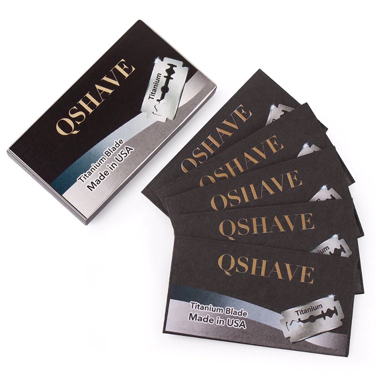 Barbeador Ajustável Safety Razor Qshave + 5 Lâminas Usa | Shopee