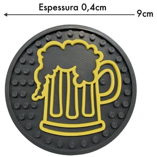6 Porta Copos De Cerveja E Chopp Bolachinha Bolacha Barmat Borracha