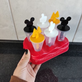 Forma de plástico para sorvete Mickey Mouse