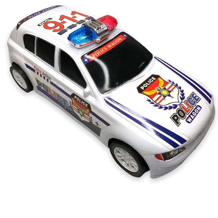 Mini carro de corrida policia art brink